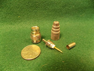 (1) Amphenol 31-2351 TNC M Crimp to RG-58 RG-141 50 OHM w/Boot NOS NIB RoHS