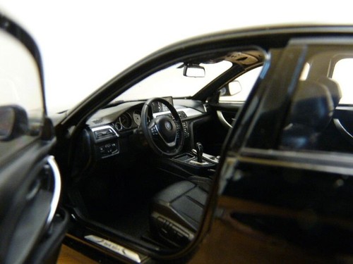 BMW 335i F30 noir SERIE 3 1/18 330d 335d Welly 320d 325d - Imagen 3 de 5