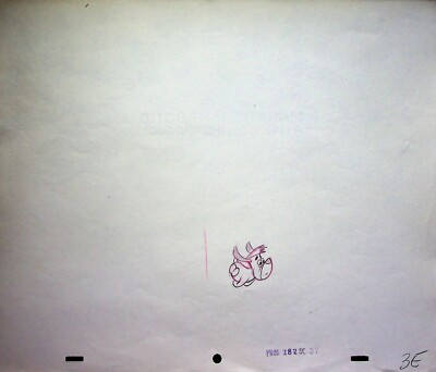 Dixieland Droopy 1954 Hand-Drawn DROOPY Production Pencil MGM Cartoons