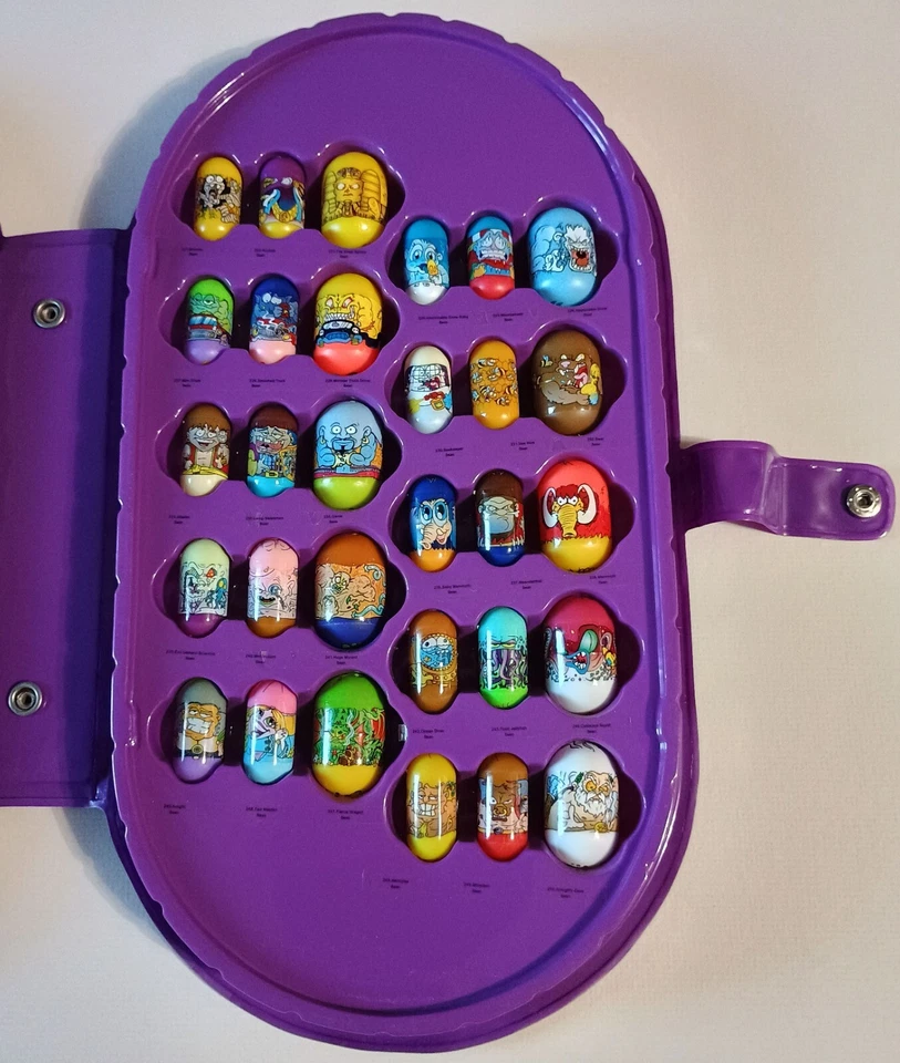 VINTAGE MIGHTY BEANZ SERIES 4 COMPLETE SET 191-250 IN OFFICIAL COLLECTOR CASE - Image 3 of 4