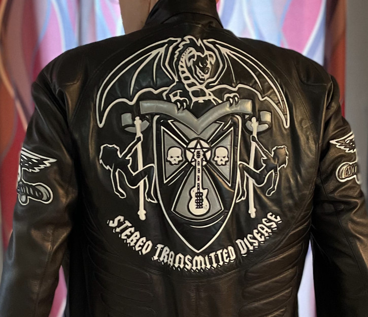 LEATHER JACKET - Custom - Stereo Transmitted Dise… - image 1