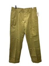 IZOD Golf Slim Fit Men's Performance Pants Flat Front Straight Leg Size 32x30