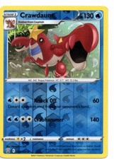 Pokemon Card CRAWDAUNT Rare Reverse Holo 039/163 BATTLE STYLES NM/M