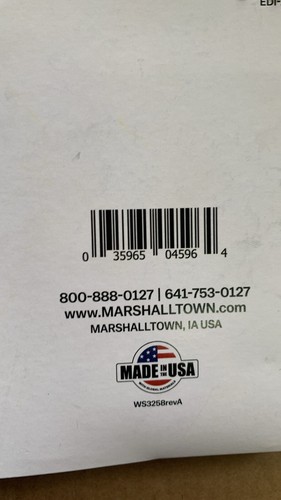 Marshalltown M4510SD Stainless Steel Taping Knife DuraSoft Handle 250mm 10in - Picture 4 of 4