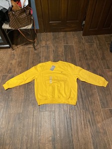 vintage yellow nike crewneck