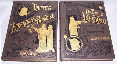 Easton Press DIVINE COMEDY by Dante Alighieri 2 vols Gustave Doré
