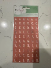 Dear Lizzy American Crafts Alphabet Letter Stickers 240 PC Scrapbooking Crafts