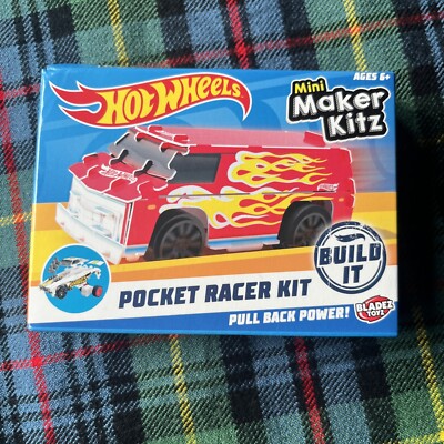 HOT WHEELS Mini Maker Kitz, Pocket SUPER VAN Racer Kit 