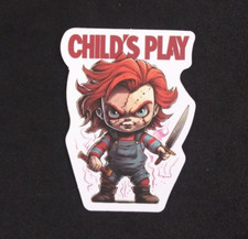 Child's Play Horror Movies Icon Chucky Sticker 2.25" x 1.75" M 