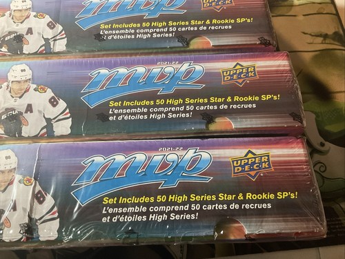 2021/22 UPPER DECK MVP HOCKEY SET LOT OF 3. FACTORY NEW - Picture 7 of 8