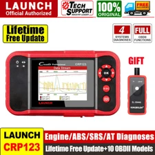 2025 LAUNCH X431 CRP123 OBD2 Diagnostic Scanner ABS SRS Fault Code Reader Tool