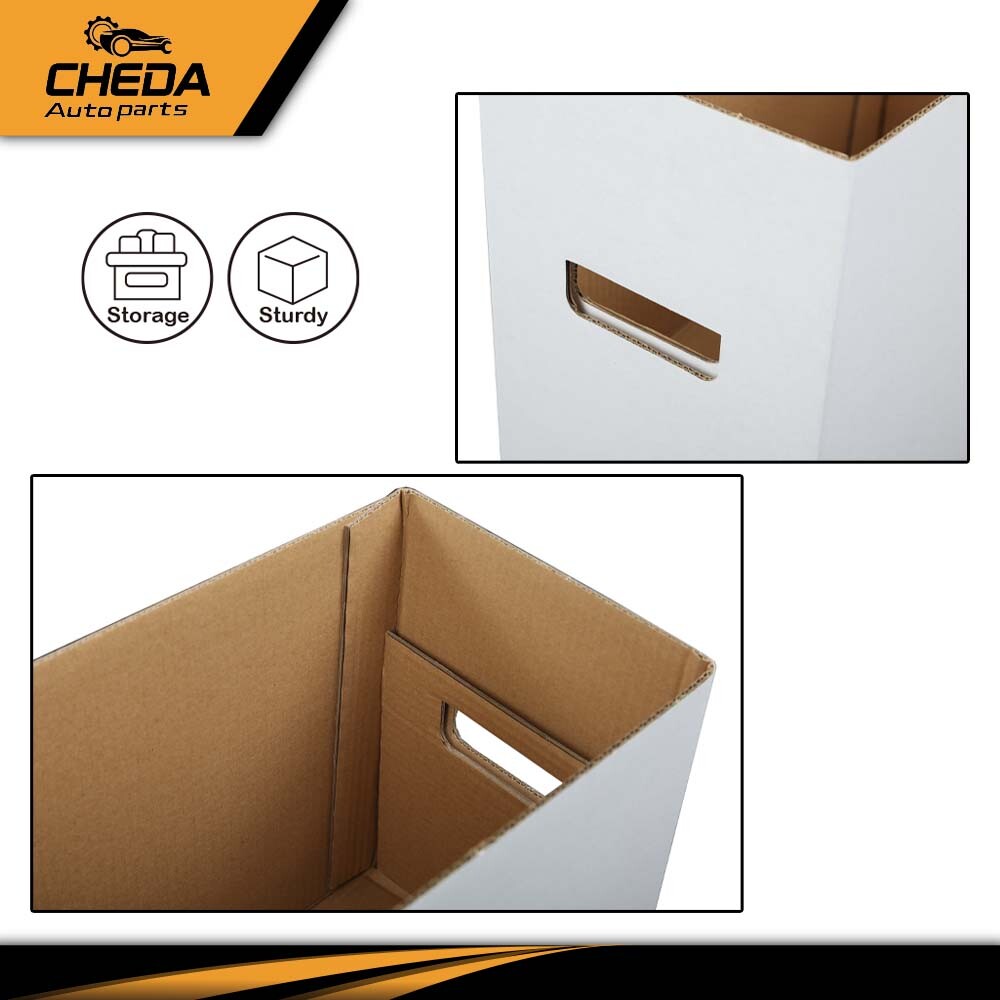 5 Pack Short Cardboard Comic Book Storage Box White - Holds 150-175 ...
