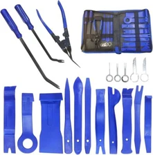 Car Door Trim Removal Tool Pry Panel Dash Radio Body Clip Installer Kit 19pcs