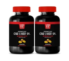 Cod liver oil dha epa  - NORWEGIAN COD LIVER OIL - Endurance supplements- 2 Bot