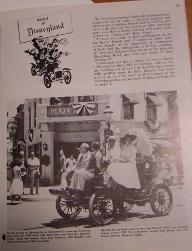 HORSELESS CARRIAGE GAZETTE CELEBRATES THE 25th ANNIVERSARY OF DISNEYLAND IN 1980 - Picture 4 of 5