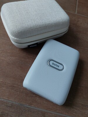 Fujifilm Instax Mini Link 2 clay white EX D Sofortbilddrucker mit Case und USB