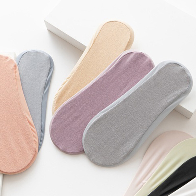 APL Calze donna ciabatte nuove ghiaccio seta tinta unita bocca piatta mesh 