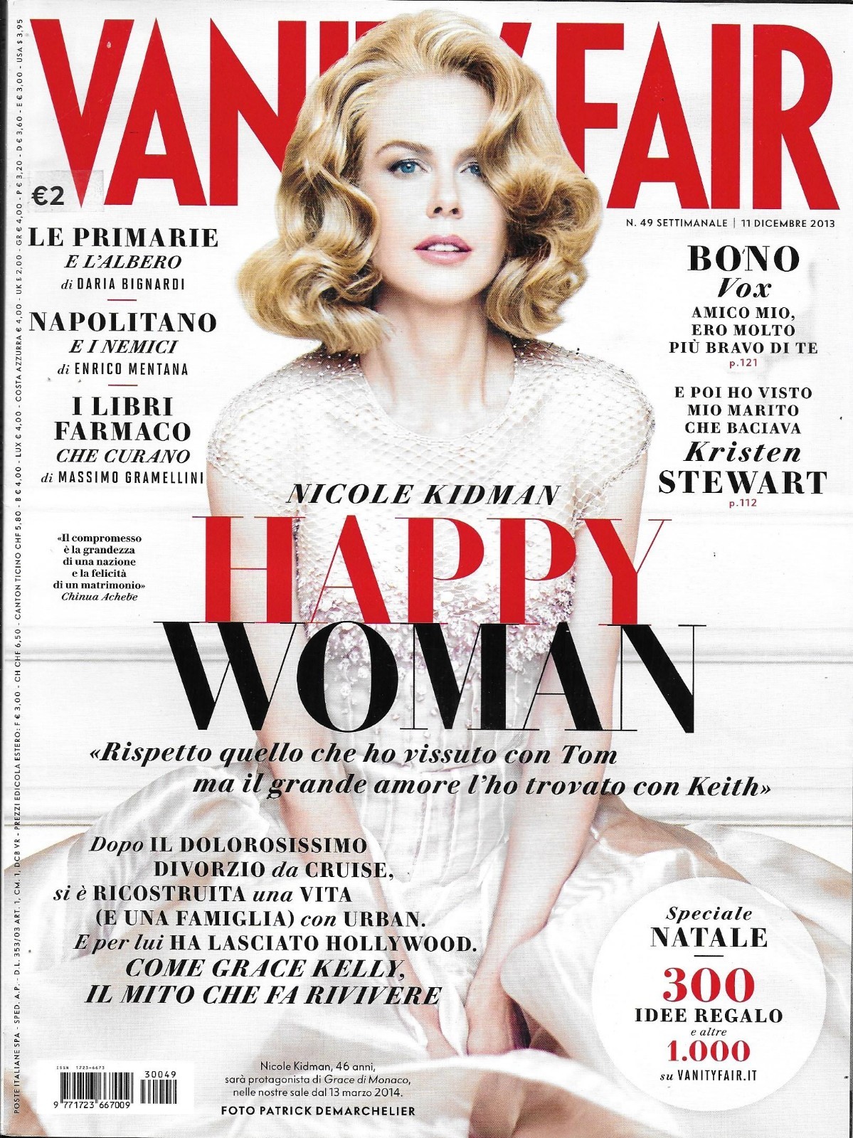 Nicole Kidman Vanity Fair Magazine Kristen Stewart Bono Liberty Ross Herb Ritts