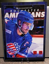 AUTOGRAPHED Michael Mersch 23-24 Rochester Americans Signed Program Amerks Auto