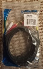 Cables To Go 3 RCA M/M Cable Video + 2 Audio Gold (6ft)