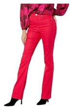 DG2 by Diane Gilman Women's Stretch 3in1 Shapeshifter Bootcut Jean Magenta