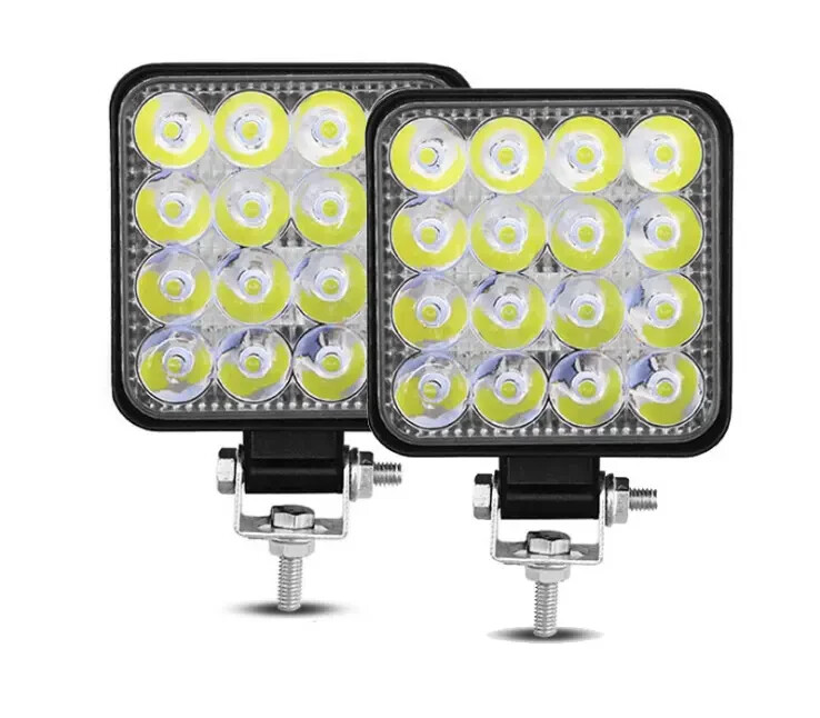 8 x Faro 27W Rotondo Faretto Led Da Lavoro 9 Led Da 3W Di Profondità 8 x Faro 27W Rotondo Faretto Led Da Lavoro 9 Led Da 3W Di Profondità