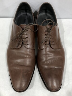 HUGO BOSS C-Dresios Oxford Derby Medium Brown Size 10 Lace  display picture 1