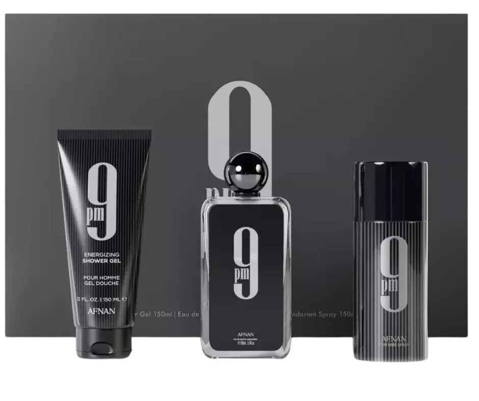 AFNAN 9PM UNISEX GIFT SET  - Box Damaged/Unused. Cheapest UK Price!