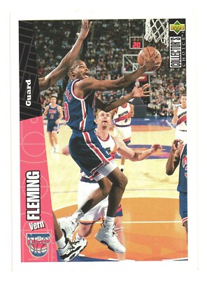 1996-97 UD Collector's Choice NBA New Jersey Nets Vern Fleming