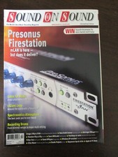 SOUND ON SOUND MAGAZINE FEBRUARY 2003 PRESONUS FIRESTATION DAVE SMITH EVOLVER