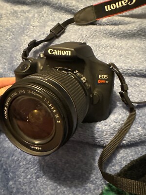Canon EOS Rebel T7 24.1MP Digital Camera - Black (Kit with 18-55mm and 75-300mm