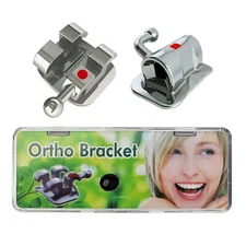 Dental Orthodontic Metal Twin Bracket Buccal Tube MIM Mini Roth 022 345W/H 7-7