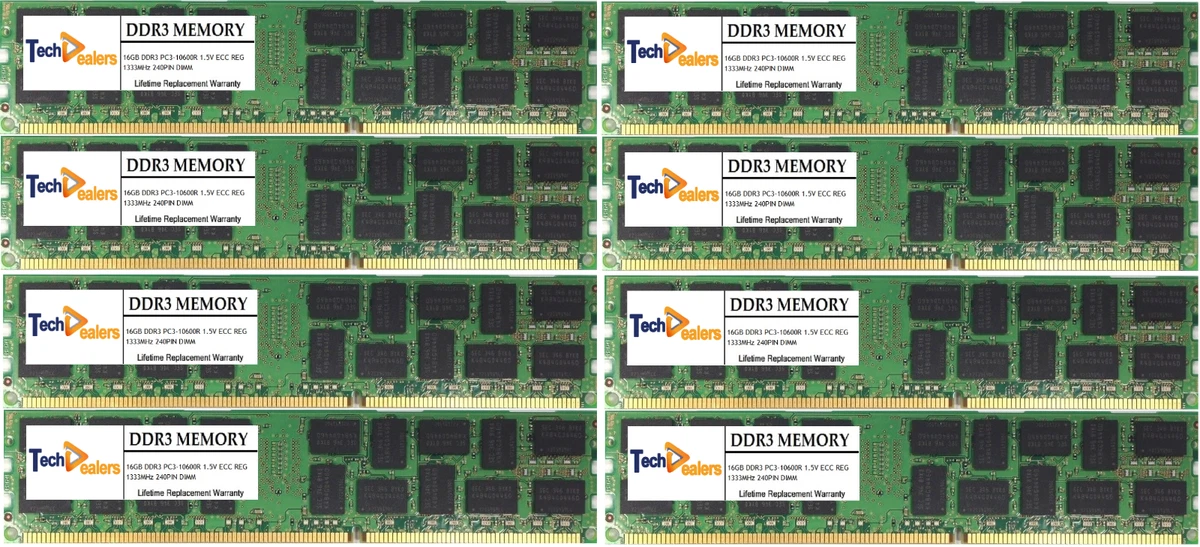 【中古】「未使用品」4GB×2枚 (計8GB標準セット) DELL/HPなどのサーバー/ワークステーション用のメモリ  PC3-8500R  ECC Registered  DELL R710 R610 R410 T710 M710 dell r710 memory products for sale | eBay