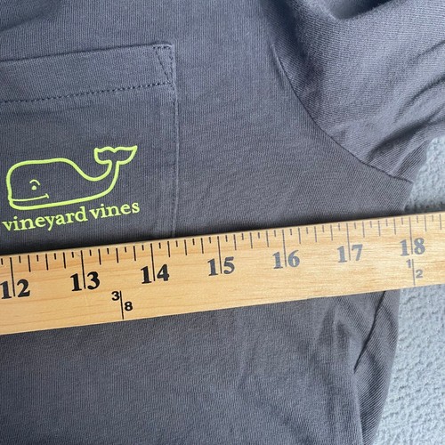 Vineyard Vines Youth Shirt sz M(12-14) Large Long Sleeve Whale Logo Double - Picture 4 of 18