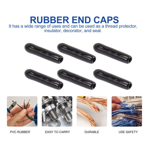 200 Pcs Thread Protector Screw Cover Caps for Bottom Bolt Protectors - Zdjęcie 4 z 11