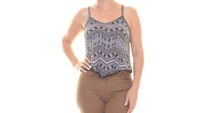 Material Girl Pom Pom Swing Tank - Black - Small Size S on sale Material Girl Pom Pom Swing Tank - Black - Small Size S on sale