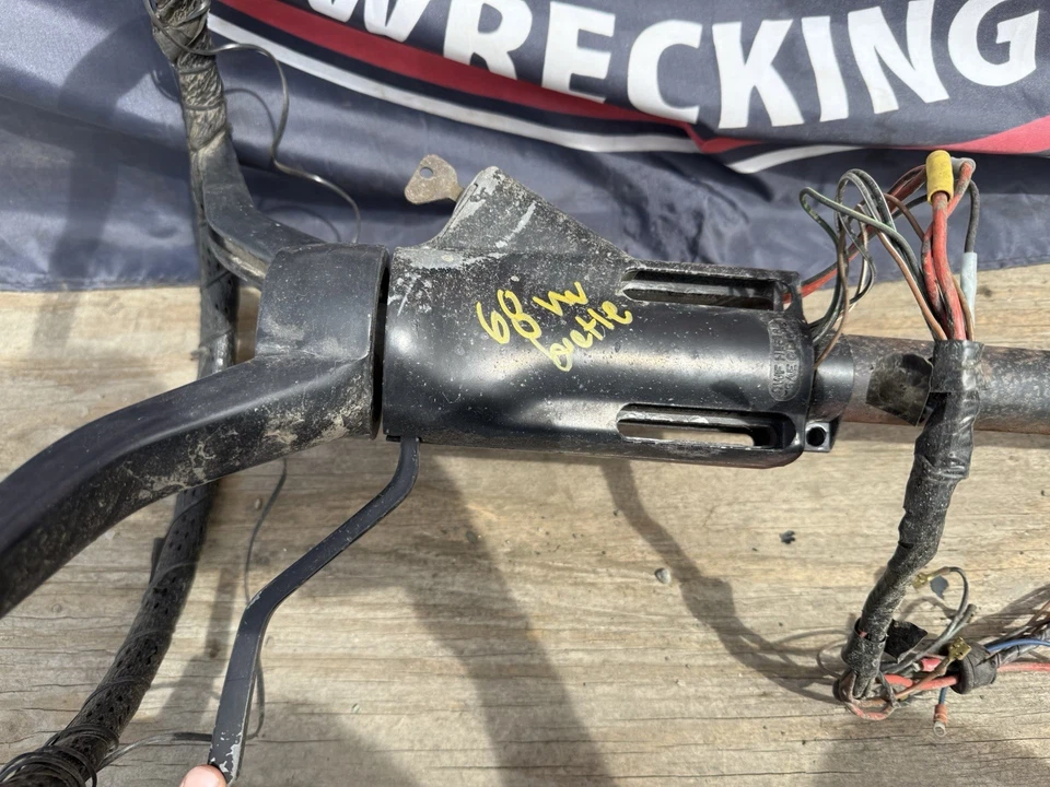 Volkswagen VW Beetle Bug 1969 volante y columna de dirección conjunto OEM Foto 3 de 4