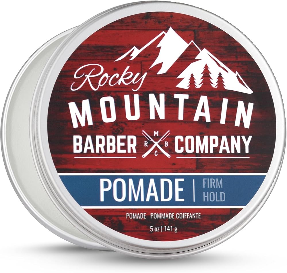 Rocky Mountain Barber Company Pomade for Men - 5 oz Tub Classic Styling Product