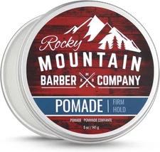 Rocky Mountain Barber Company Pomade for Men - 5 oz Tub Classic Styling Product