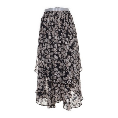 Love Weaves, Rock, Größe: 40, Schwarz/Beige/Mehrfarbig, Polyester, Blumen #adI