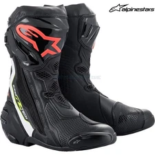Alpinestars Supertech-R Racing Boots Black White Red size M