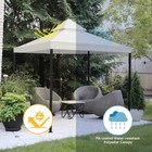 Aplus 8x8Ft 2-Tier Gazebo Top Replacement Outdoor Patio Canopy Cover Ivory — photo 6