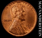 1953-S Lincoln Wheat Cent - Choice Gem Brilliant Uncirculated  No Reserve #L5025