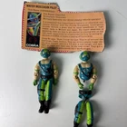 1984 Vintage G.I. GI Joe Lot 3.75 ARAH Cobra Copperhead v1 Figure Card