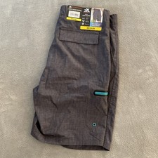 NEW Zero Exposure Swim Trunks Board Shorts Men's Medium M Grey UV Stretch NWtags