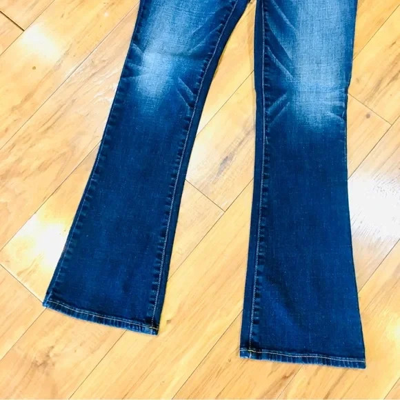 American Eagle AEO jeans skinny kick super stretch dark wash denim 6 regular image 4