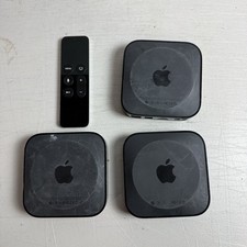 Lot of 3 Apple TV 4K A1469 A1427 A1378 2nd  3rd Generation Remote A1513