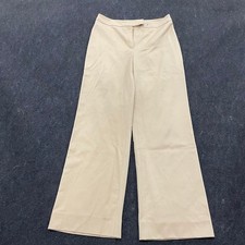 ESCADA Wide Leg Trouser Pants Women's Size 36 Khaki