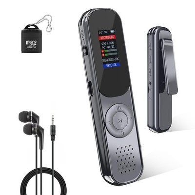 64GB Portable Digital Voice Recorder with Playback, 4560 Hours of Extended Us...