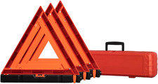 Warning Triangle Sign DOT Approved 3Pk,Reflective Warning Road Safety Triangle K
